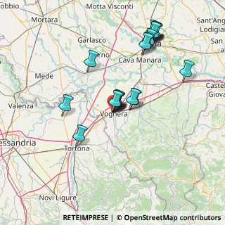Mappa Via Ciro Menotti, 27058 Voghera PV, Italia (14.377)