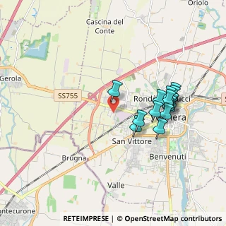 Mappa Via Maria Sormani Gavina, 27058 Voghera PV, Italia (1.74071)