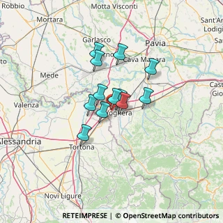 Mappa Via Maria Sormani Gavina, 27058 Voghera PV, Italia (8.7075)