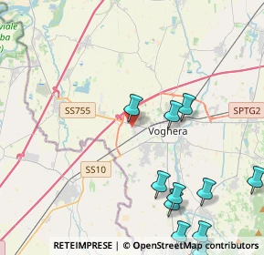 Mappa Via Maria Sormani Gavina, 27058 Voghera PV, Italia (6.38357)