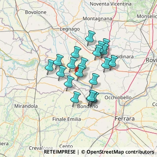 Mappa Via G. Garibaldi, 45030 Calto RO, Italia (10.4435)