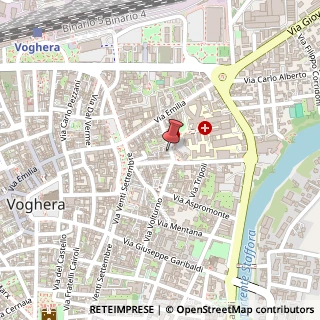 Mappa Via Volturno, 14, 27058 Voghera, Pavia (Lombardia)
