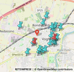 Mappa Via Piave, 27058 Voghera PV, Italia (0.9045)