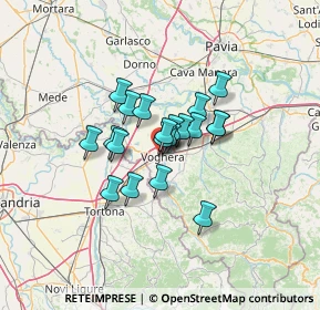 Mappa Via Piave, 27058 Voghera PV, Italia (8.5615)