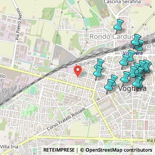 Mappa Via dei Mille, 27058 Voghera PV, Italia (0.7195)
