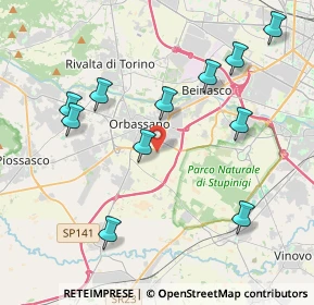Mappa Strada Comunale Parpaglia, 10043 Orbassano TO, Italia (4.31727)