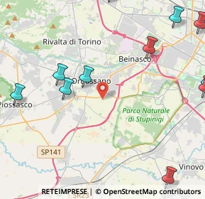 Mappa Strada Comunale Parpaglia, 10043 Orbassano TO, Italia (7.191)