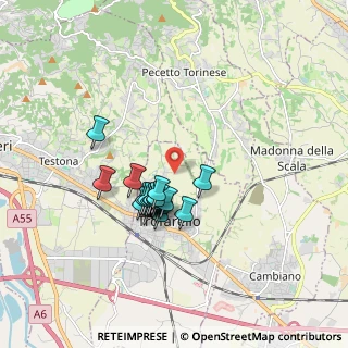 Mappa Via Madonna di Celle, 10028 Trofarello TO, Italia (1.3505)