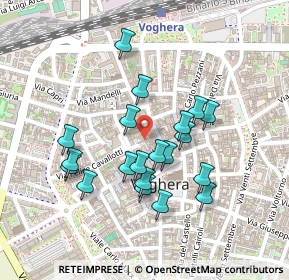 Mappa Vicolo Torrente, 27058 Voghera PV, Italia (0.2025)