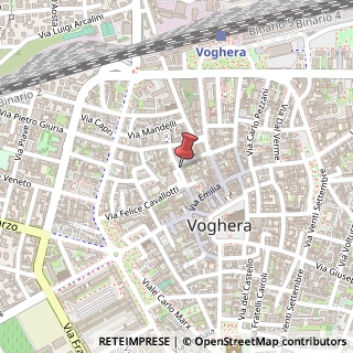 Mappa Via Agostino Depretis, 25, 27058 Voghera, Pavia (Lombardia)