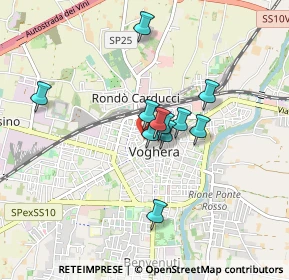 Mappa Via Garello, 27058 Voghera PV, Italia (0.62636)