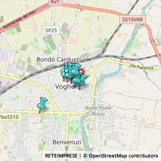 Mappa Via Crocifisso, 27058 Voghera PV, Italia (0.40231)