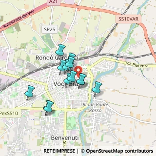Mappa Via Crocifisso, 27058 Voghera PV, Italia (0.67308)