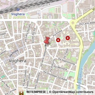 Mappa Via XX Settembre, 16, 27058 Voghera, Pavia (Lombardia)