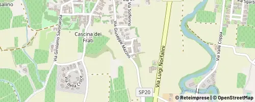 Mappa Montebello della Battaglia