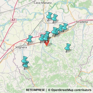 Mappa Str. Madonna, 27045 Casteggio PV, Italia (6.30714)