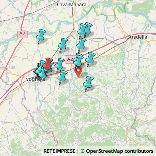 Mappa Str. Madonna, 27045 Casteggio PV, Italia (6.76158)