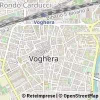 Kaart Voghera