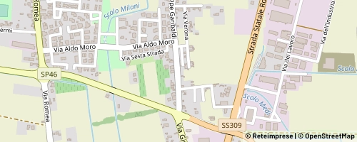 Mappa Taglio di Po