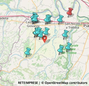 Mappa Via Breno, 29010 Agazzano PC, Italia (6.52118)