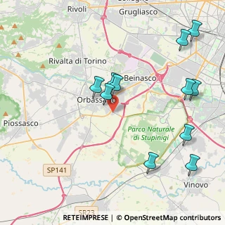 Mappa Via Nuccio Bertone, 10043 Orbassano TO, Italia (4.64)