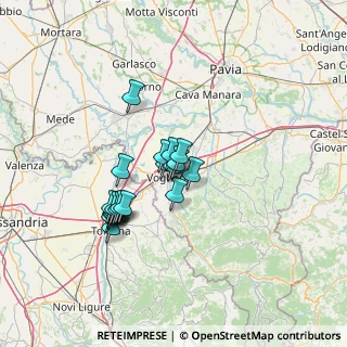Mappa Via Enrico Uberti, 27058 Voghera PV, Italia (10.9285)