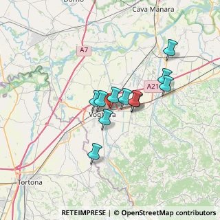 Mappa Via Enrico Uberti, 27058 Voghera PV, Italia (5.00545)