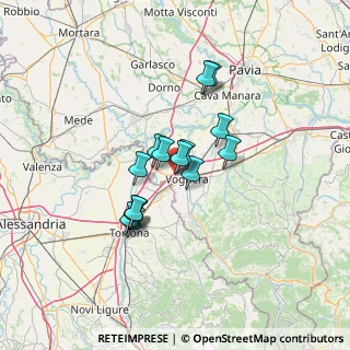 Mappa Via Piemonte, 27058 Voghera PV, Italia (9.83933)
