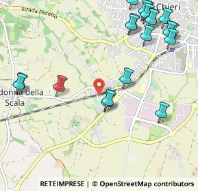 Mappa Via Maestro Rollandino, 10023 Chieri TO, Italia (1.371)