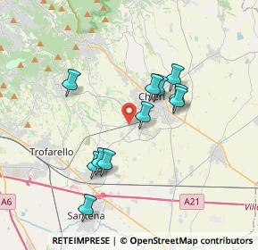 Mappa Via Maestro Rollandino, 10023 Chieri TO, Italia (3.21273)