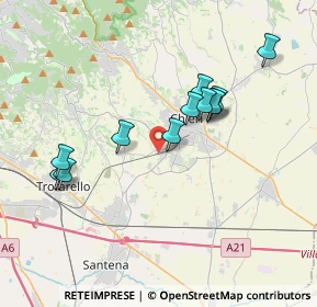 Mappa Via Maestro Rollandino, 10023 Chieri TO, Italia (3.40917)