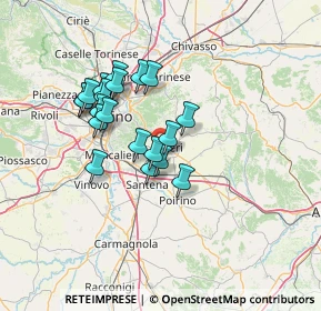 Mappa Via Maestro Rollandino, 10023 Chieri TO, Italia (11.243)