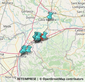 Mappa S.S. 10 tra Voghera e, 27058 Voghera PV, Italia (8.82333)