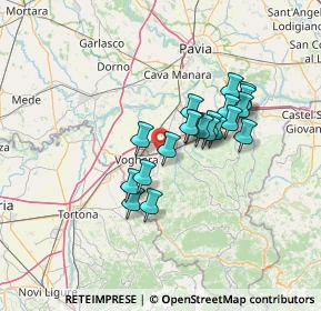 Mappa Km. 11.418 Strada Bressana-salice, 27054 Cascina Nuova PV, Italia (10.6395)