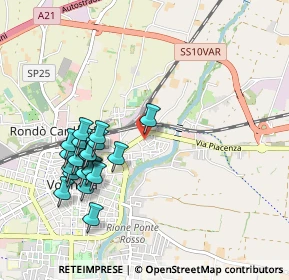 Mappa Via Giovanni Amendola, 27058 Voghera PV, Italia (0.99)