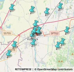 Mappa Via Giovanni Amendola, 27058 Voghera PV, Italia (3.86188)
