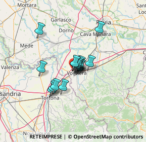 Mappa Via Pietro Nenni, 27058 Voghera PV, Italia (7.38588)