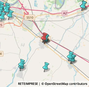 Mappa Via Eugenio Montale, 29010 Pontenure PC, Italia (6.2045)