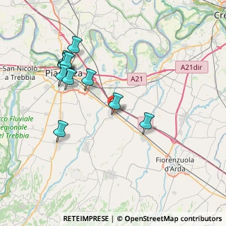 Mappa Via Roma, 29010 Pontenure PC, Italia (8.02)