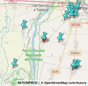 Mappa Str. Agazzana, 29020 Gossolengo PC, Italia (6.03813)