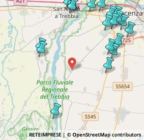 Mappa Str. Agazzana, 29020 Gossolengo PC, Italia (5.77)