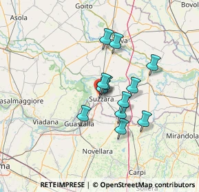 Mappa Strada Pasine, 46029 Suzzara MN, Italia (10.0025)