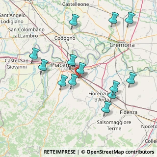 Mappa Via Aldo Moro, 29010 Pontenure PC, Italia (16.62538)