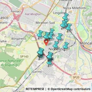 Mappa Via Berlinguer Enrico, 10042 Nichelino TO, Italia (1.413)