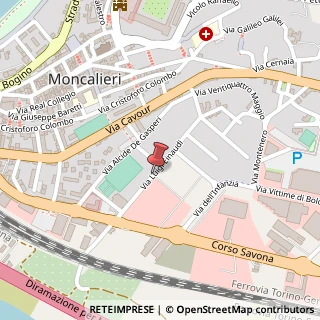 Mappa Corso Savona, 78, 10024 Moncalieri, Torino (Piemonte)