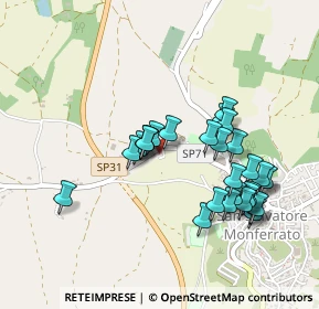 Mappa Via Frascarolo, 15046 San Salvatore Monferrato AL, Italia (0.44828)