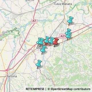 Mappa Via Serafino Puricelli, 27058 Voghera PV, Italia (4.93364)