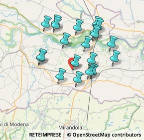 Mappa 46020 Schivenoglia MN, Italia (6.6375)