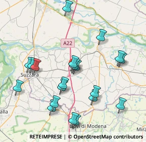 Mappa Via Chiaviche, 46020 Pegognaga MN, Italia (8.388)