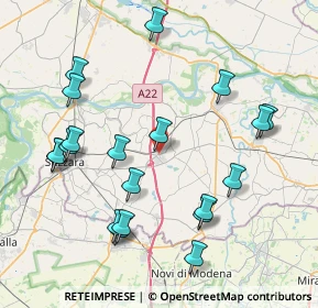 Mappa Via Chiaviche, 46020 Pegognaga MN, Italia (8.834)